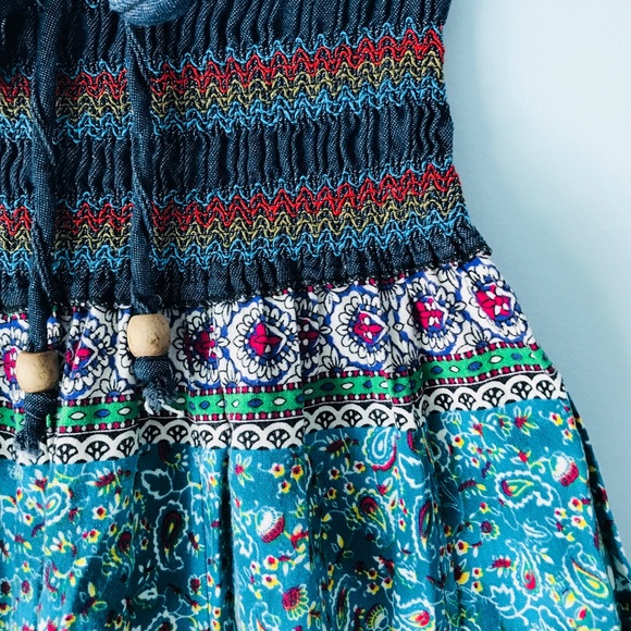 Two-way Traditional Pattern Long Dress - Picture 7 of 12